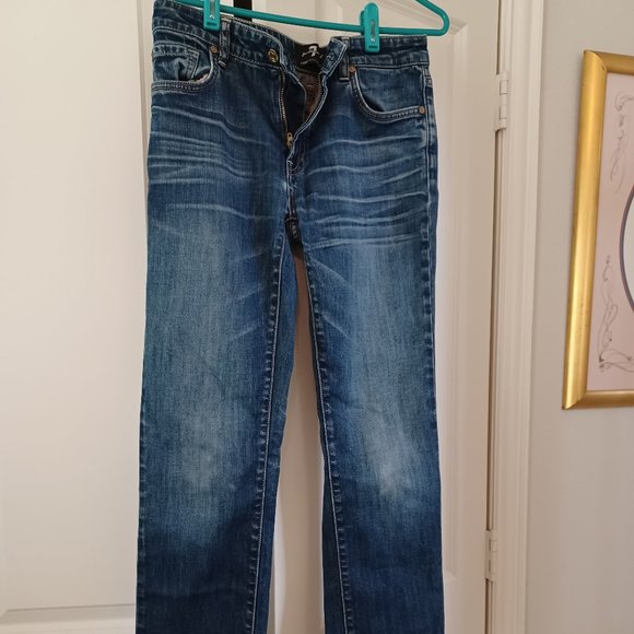 7 for All Mankind Girls/Kids Bootcut Jeans - Size 14 - Picture 1 of 6
